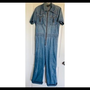 Vintage Sears Denim Jumpsuit.
